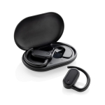 Wireless headphones with microphone for calls, BT 5.3 black colour