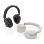 Over-ear headphones with supra-aural design and noise cancellation white colour