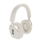 Over-ear headphones with supra-aural design and noise cancellation white colour