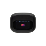 Wireless headphones with touch screen and call function black colour