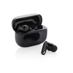 Wireless headphones with touch screen and call function black colour