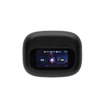 Wireless headphones with touch screen and call function black colour