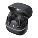 Wireless headphones with call function and water resistance, IPX4 black colour