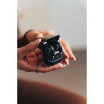 Wireless headphones with call function and water resistance, IPX4 black colour