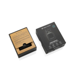 Wireless headphones with call function and water resistance, IPX4 black colour