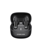 Wireless headphones with call function and water resistance, IPX4 black colour