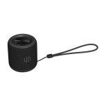 Speaker with recycled materials and built-in microphone black colour