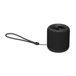Speaker with recycled materials and built-in microphone black colour