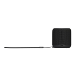 Speaker with recycled materials and built-in microphone black colour