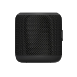 Speaker with recycled materials and built-in microphone black colour