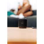 Speaker with recycled materials and built-in microphone black colour