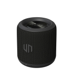 Speaker with recycled materials and built-in microphone black colour