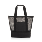 Elegant 2-in-1 RPET cooler bag with PEVA lining, 20 L black colour