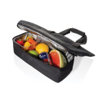 Elegant 2-in-1 RPET cooler bag with PEVA lining, 20 L black colour
