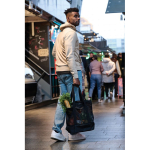 Elegant 2-in-1 RPET cooler bag with PEVA lining, 20 L black colour