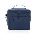 Eco cooler bag with sturdy top handle and shoulder strap, 10 L navy-blue colour