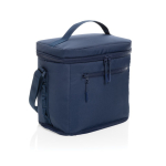 Eco cooler bag with sturdy top handle and shoulder strap, 10 L navy-blue colour