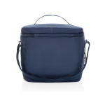 Eco cooler bag with sturdy top handle and shoulder strap, 10 L navy-blue colour