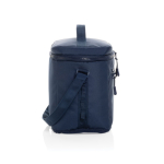 Eco cooler bag with sturdy top handle and shoulder strap, 10 L navy-blue colour