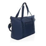 XL RPET cooler bag with dual handles and shoulder strap, 30 L navy-blue colour