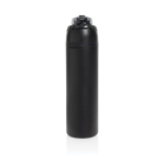 Double-wall recycled stainless steel bottle, 720 ml black colour