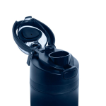 Double-wall recycled stainless steel bottle, 720 ml navy-blue colour eighth view