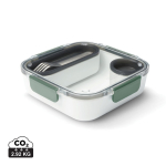 Lunchbox with interior containers and fork, 1 L