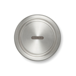 Glass bowl with silicone anti-drip lid, 750 ml silver colour