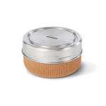 Glass bowl with silicone anti-drip lid, 750 ml