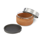 Glass bowl with silicone anti-drip lid, 750 ml
