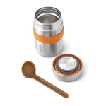 Leakproof stainless steel thermal flask, 400 ml
