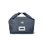 Eco lunch bag with sealed lining, 6.7 L grey colour