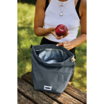 Eco lunch bag with sealed lining, 6.7 L grey colour