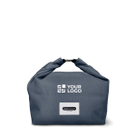 Eco lunch bag with sealed lining, 6.7 L grey colour