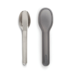 Elegant, promotional stainless steel cutlery set silver colour