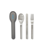 Elegant, promotional stainless steel cutlery set silver colour