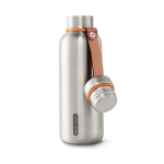 Stainless steel thermal bottle with handle, 500 ml orange colour second view