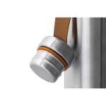 Stainless steel thermal bottle with handle, 500 ml orange colour fifth view