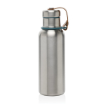 Stainless steel thermal bottle with handle, 500 ml turquoise colour