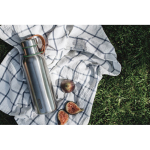 Stainless steel thermal bottle with handle, 500 ml olive green colour
