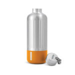 Large stainless steel thermal bottle, 850 ml orange colour second view