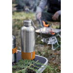 Large stainless steel thermal bottle, 850 ml orange colour ambient view 2