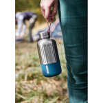 Large stainless steel thermal bottle, 850 ml turquoise colour