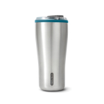 Leakproof stainless steel thermal tumbler, 600 ml turquoise colour