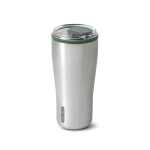 Leakproof stainless steel thermal tumbler, 600 ml olive green colour second view