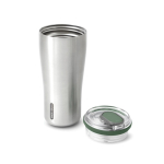 Leakproof stainless steel thermal tumbler, 600 ml olive green colour fourth view