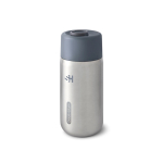 Drip-proof thermal mug in stainless steel, 340 ml grey colour