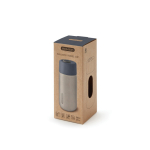 Drip-proof thermal mug in stainless steel, 340 ml grey colour