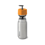 Drip-proof thermal mug in stainless steel, 340 ml orange colour fourth view