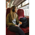 Drip-proof thermal mug in stainless steel, 340 ml orange colour ambient view 3 